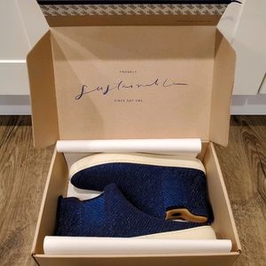 Rothy's Metallic Lattice Stitch Chelsea Boot